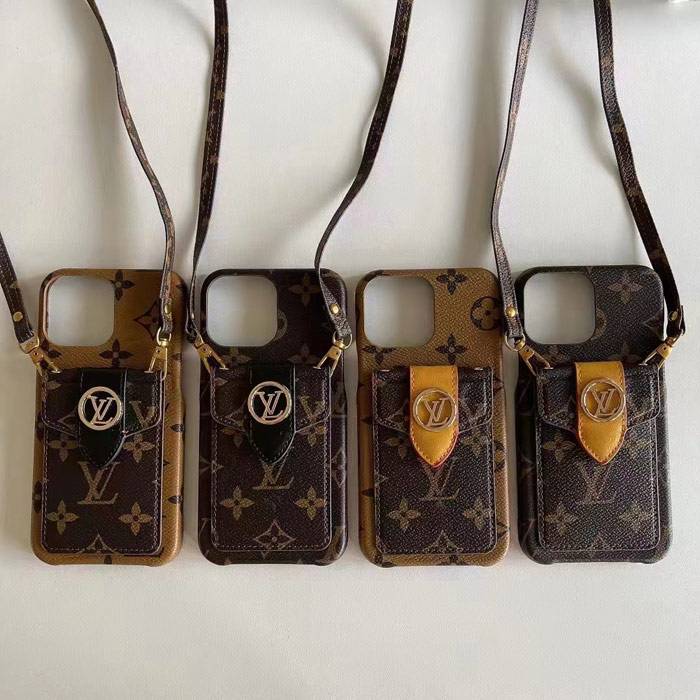 louis vuitton iphone 14 pro max case iphone 13 12 crossbody vertical card case cover
