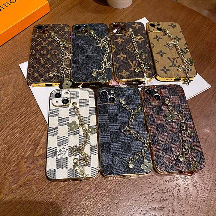 chain leather louis vuitton iphone 14 case iphone 13 pro max case cover